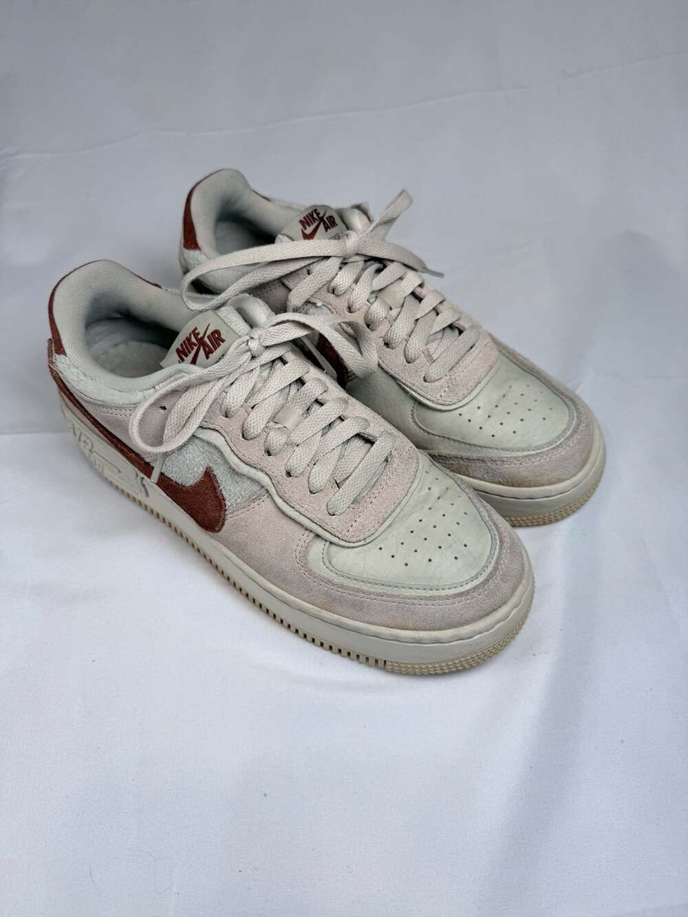 Y2K Retro Runner Streetwear Women’s 8.5 Nike Air Force 1 Shadow Shimmer Mars Sto